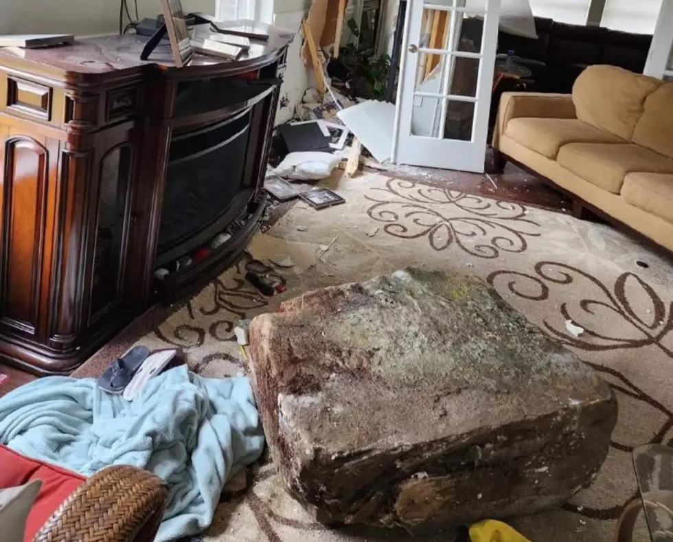 A 2000 Pound Boulder Plows Through Colorado Home
